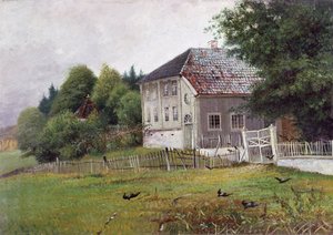 بيت كاتب عدل ، دروباك (زيت على قماش) بواسطة Carl Edvard Diriks
