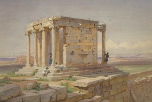 معبد أثينا نايك. منظر من الشمال الشرقي 1877