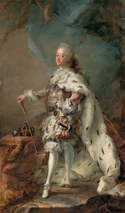 صورة فريدريك الخامس 1723-1766 في رداء المسح ، ج. 1750 بواسطة كارل جوستاف بيلو