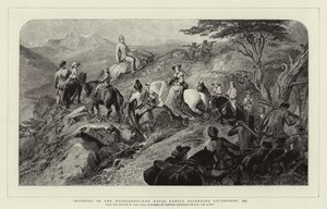 صباحًا في المرتفعات ، العائلة المالكة تصعد Lochnagar ، 1853