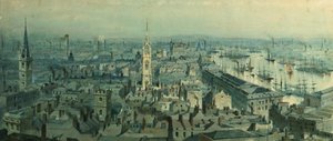 منظر لندن من النصب التذكاري شرقاً ، 1848