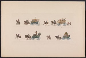 Optocht bij het huwelijk van Prinses Sophie، 1842 (plaat 5) ذكريات زفاف فلاح تورينغن ، تم تنفيذه للاحتفال بالوصول السعيد للدوق الأكبر الوراثي كارل ألكسندر من ساكسونيا فايمار إيزيناتش مع الوراثة الدوقة صوفي بواسطة كارل هيس