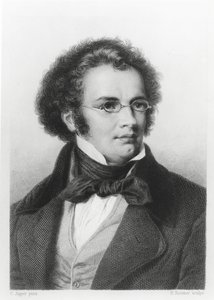 صورة فرانز شوبرت (1797-1828) منقوشة من قبل إتش رومر بواسطة Carl Jaeger