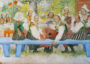 عيد ميلاد كرستي 1909 بواسطة كارل لارسون