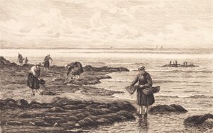 صيادي الجمبري في بريتاني