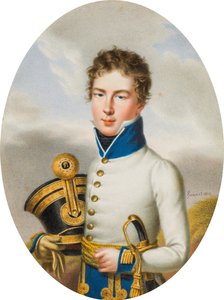 ملازم فوج المشاة المجري ، الملازم الميداني الملازم نيكولاس فورست استرهازي بواسطة Carl Ludwig Hummel de Bourdon