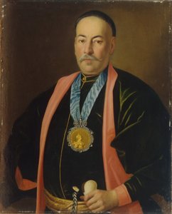صورة لستيبان دانيلوفيتش يفريموف ، أتامان المضيف دون القوزاق ، 1765 بواسطة كارل لودفيج يوهان كريستينيك