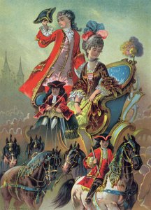 في عربة ، التوضيح من "كسارة البندق" ، بقلم إيتا هوفمان (1776-1822) 1883
