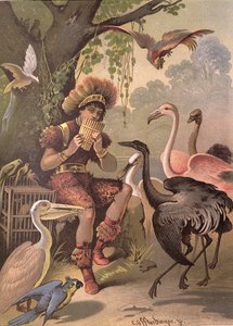 Papageno The Bird-Catcher ، من &39;The Magic Flute&39; بواسطة Wolfgang Amadeus Mozart (1756-91)