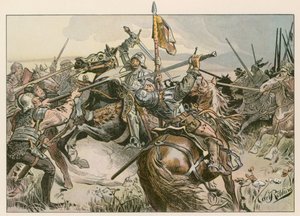 ألبرت أخيل في معركة ضد نورمبرغ عام 1449.