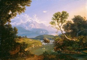 اصطياد الغزلان في Hintersee بالقرب من Berchtesgaden