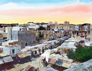 شمال المغرب، طنجة، المدينة القديمة، تاريخ الصورة: حوالي عام 1910. أرشيف كارل سيمون