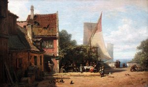 الحانات القديمة على بحيرة Starnberg