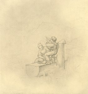 Am Brunnen ، منتصف أواخر القرن التاسع عشر ، c1924. بواسطة كارل سبيتزويج