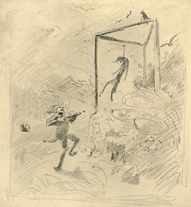 Galgenmusik ، منتصف أواخر القرن التاسع عشر ، c1924. بواسطة كارل سبيتزويج
