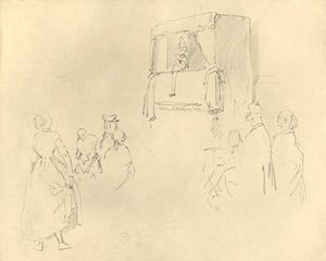 مسرح كاسبرليتر الأول ، منتصف القرن التاسع عشر ، عام 1924. بواسطة كارل سبيتزويج