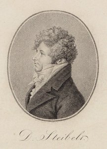 صورة لعازف البيانو والملحن دانيال ستيبلت 1765-1823 ، 1809. بواسطة كارل تراوجوت ريدل