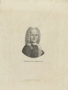 صورة الملحن Benedetto Marcello 1686-1739 ، ج. 1795. بواسطة كارل تراوجوت ريدل