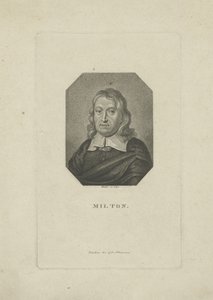 صورة للشاعر جون ميلتون 1608-1674 ، 1818-1821. بواسطة كارل تراوجوت ريدل
