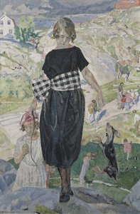 كلب القفز ، 1920 بواسطة Carl Wilhelm Wilhelmson
