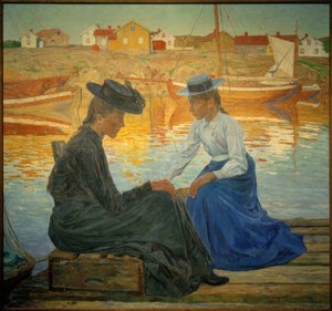 الخليج بواسطة Carl Wilhelm Wilhelmson