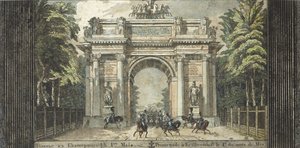 مهرجان كاثرينهوف 1824-1825. بواسطة Carl von Hampeln