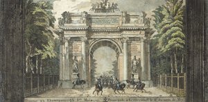 مهرجان كاثرينهوف 1824-1825. بواسطة Carl von Hampeln