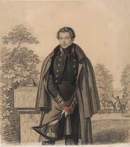 صورة لـ AW Raevsky ، أوائل عام 1820. بواسطة Carl von Hampeln
