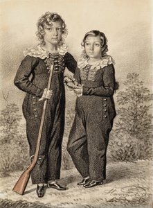 صورة ألكسندر وأليكسي دوندوكوف كورساكوف ، نهاية عشرينيات القرن التاسع عشر وأوائل ثلاثينيات القرن التاسع عشر. بواسطة Carl von Hampeln