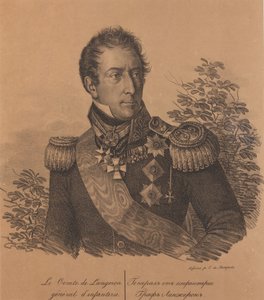 صورة للكونت ألكسندر أندرو دي لانجيرون 1763-1831 ، 1820.