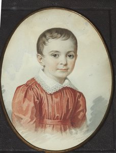 صورة ليوجينيا كوتشوبي وهي طفلة ، 1849. بواسطة Carl von Hampeln