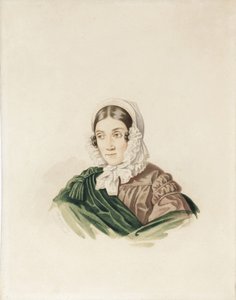 صورة لتاتيانا بتروفنا لفوفا 1789-1848 ، née Poltoratskaya ، 1830s.