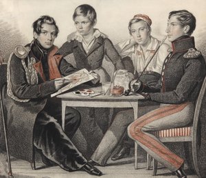 صورة الإخوان كونوفنيتسين 1825. بواسطة Carl von Hampeln