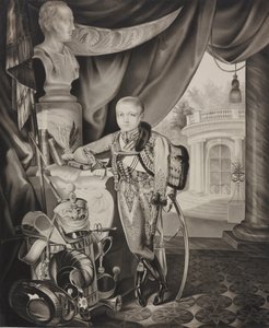 صورة لولي العهد ألكسندر نيكولايفيتش 1818-1881 ، 1827. بواسطة Carl von Hampeln