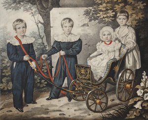 صورة لأطفال تاليزين ، أوائل عام 1830. بواسطة Carl von Hampeln