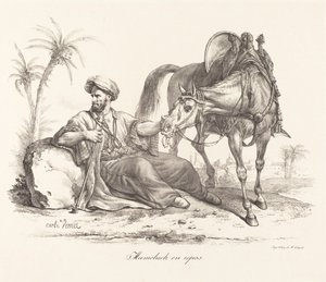يستريح Mameluck بواسطة كارل فيرنت