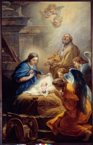 العشق من الملائكة لوحة لكارل فان لو (1705-1765) 1751 بريست ، متحف الفنون الجميلة بواسطة كارل فان لو