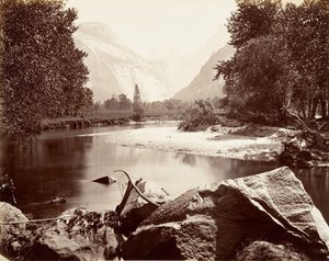 القباب ، يوسمايت ، كاليفورنيا. 1872 ، طبع كاليفورنيا. 1876.