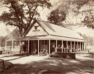 صالون كوزموبوليتان ، كاليفورنيا. 1872 ، طبع كاليفورنيا. 1876. بواسطة كارلتون إيمونز واتكينز