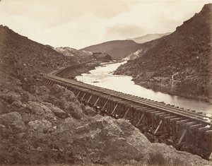 مطحنة الكوارتز من يوريكا وفلوم ، نيفادا ، 1875 ، طبعت كاليفورنيا. 1876. بواسطة كارلتون إيمونز واتكينز