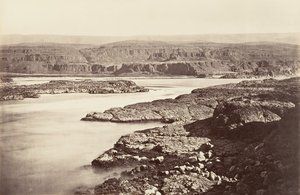 ممر داليس ، أوريغون ، 1867 ، طبع كاليفورنيا. 1876. بواسطة كارلتون إيمونز واتكينز