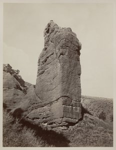 Sentinel Rock ، Echo Canyon ، يوتا ، 1873-1874