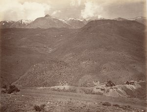 Sutro Tunnel Shaft رقم 2 ، 1875 ، مطبوع ca. 1876. بواسطة كارلتون إيمونز واتكينز