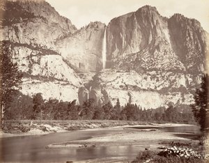 شلالات يوسمايت ، 2634 قدمًا ، كاليفورنيا. 1872 ، طبع كاليفورنيا. 1876. بواسطة كارلتون إيمونز واتكينز