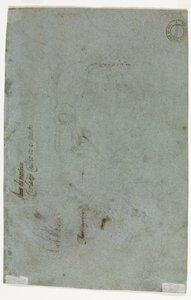 رسم تخطيطي لرأس الطفل بالظهر ، ج. 1586. بواسطة كارليتو كالياري
