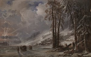 غابة عند سفح جبال الأورال ، 1872. بواسطة كارلو بوسولي