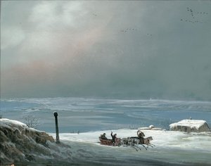 محيط أوديسا في الشتاء ، 1841. بواسطة كارلو بوسولي