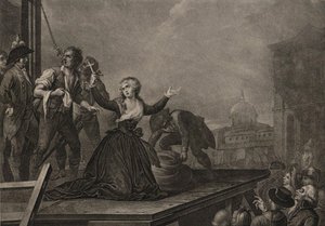 مدام إليزابيث دي فرانس ، أخت الملك ، قبل المقصلة في 10 مايو 1794 ، ج. 1795
