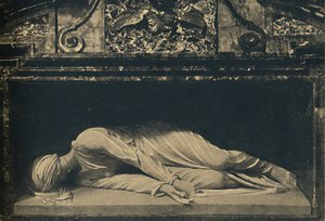 روما - كنيسة القديس Caecilia. - تمثال للقديس ماديرنو 1910 بواسطة كارلو ماديرنو