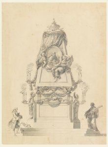 رسم، كاتافالك لملك، حوالي عام 1765